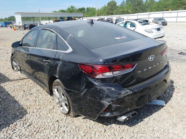 5NPE34AF4KH758100 - 2019 HYUNDAI SONATA LIM BLACK photo 3