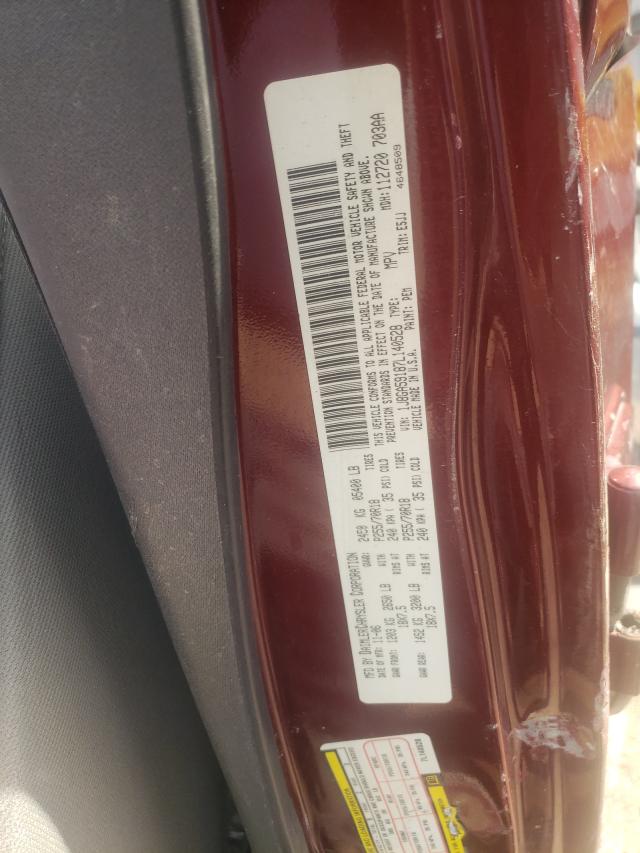 1J8GA59187L140528 - 2007 JEEP WRANGLER S 红色 照片 10