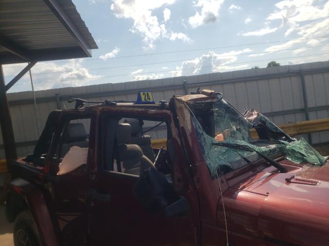 1J8GA59187L140528 - 2007 JEEP WRANGLER S 红色 照片 9