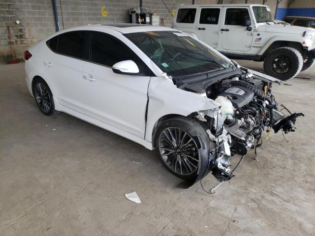 KMHD04LB6JU637406 - 2018 HYUNDAI ELANTRA SP WHITE photo 1