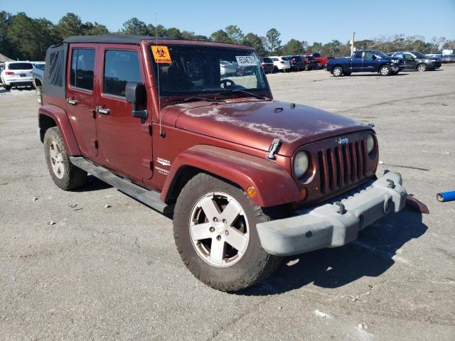 1J4GA59167L151030 - 2007 JEEP WRANGLER S MAROON photo 1