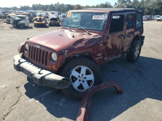 1J4GA59167L151030 - 2007 JEEP WRANGLER S MAROON photo 2