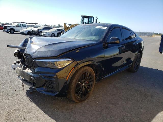 5UXCY8C09N9K88134 - 2022 BMW X6 M50I BLACK photo 2