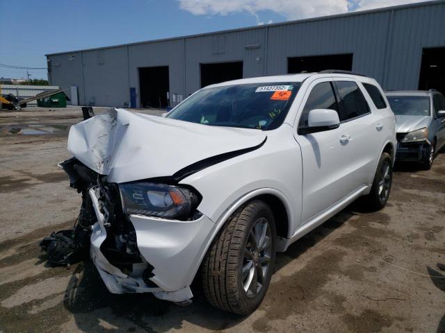 1C4RDHDGXHC736925 - 2017 DODGE DURANGO GT WHITE photo 2