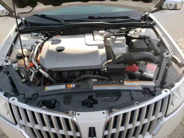 3LNDL2L31CR805810 - 2012 LINCOLN MKZ HYBRID WHITE photo 7