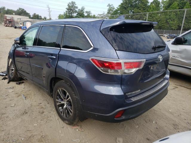 5TDJKRFH3GS238707 - 2016 TOYOTA HIGHLANDER XLE  photo 3