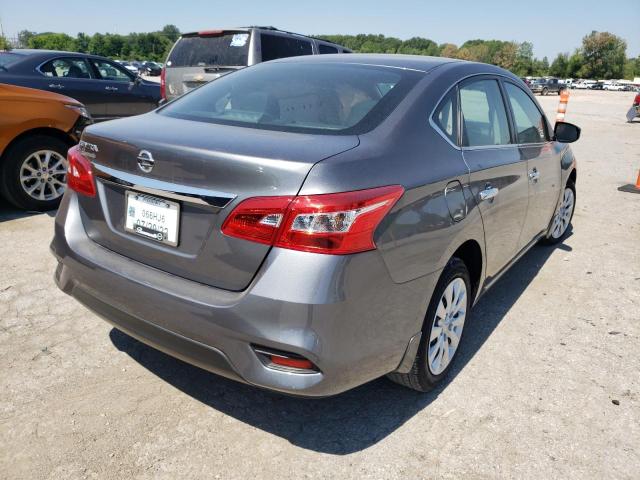 3N1AB7AP2KY212025 - 2019 NISSAN SENTRA S SILVER photo 4