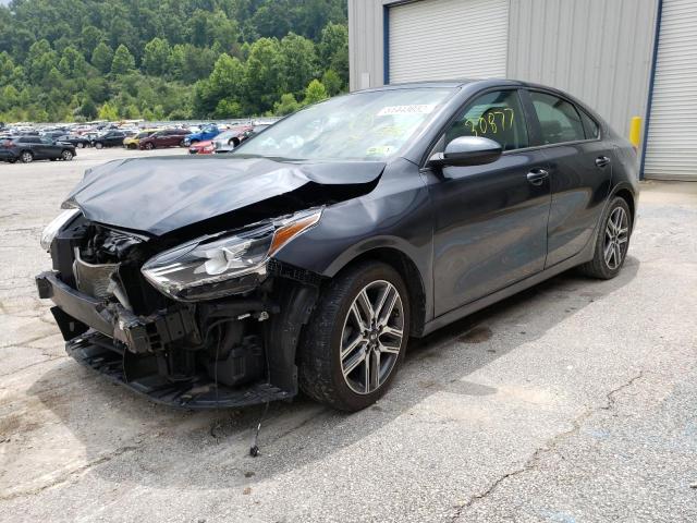 3KPF34AD4KE015394 - 2019 KIA FORTE GT L GRAY photo 2