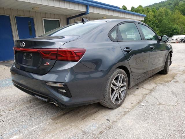 3KPF34AD4KE015394 - 2019 KIA FORTE GT L GRAY photo 4