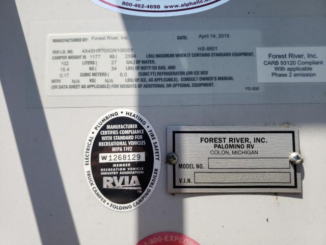4X4SHR700GN106001 - 2000 CAMP TOP Blanco foto 10