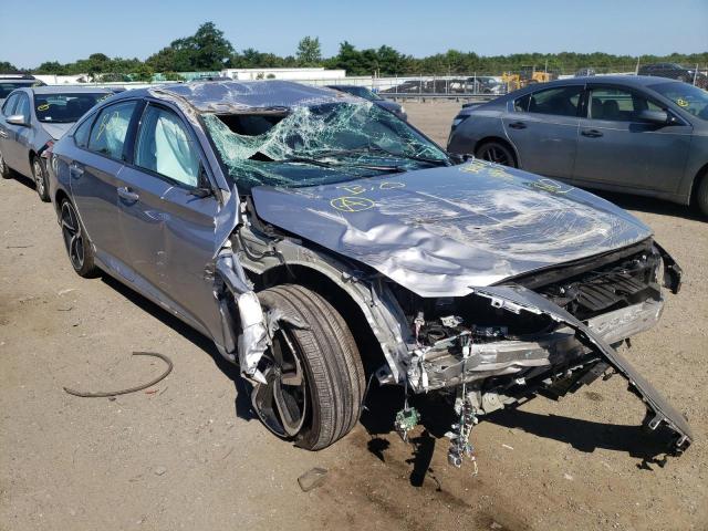 1HGCV1F31MA098365 - 2021 HONDA ACCORD SPO SILVER photo 1