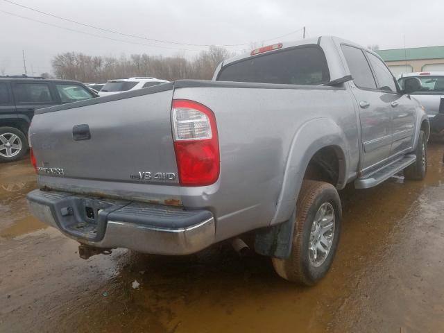 5TBDT44194S451071 - 2004 TOYOTA TUNDRA DOU SILVER photo 4