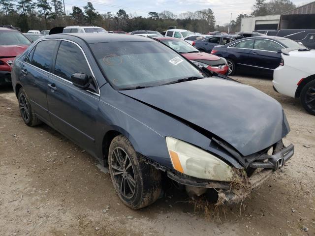 3HGCM56475G712163 - 2005 HONDA ACCORD LX BLUE photo 1