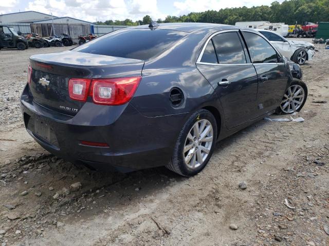 1G11H5SA7DF249939 - 2013 CHEVROLET MALIBU LTZ ნაცრისფერი ფოტო 4