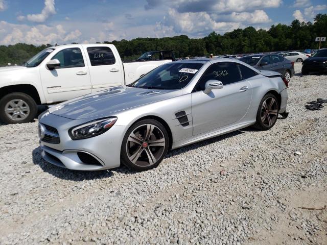 WDDJK6GA3HF043813 - 2017 MERCEDES-BENZ SL 450 SILVER photo 2