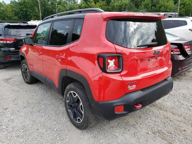 ZACCJBCTXFPC31518 - 2015 JEEP RENEGADE T RED photo 3