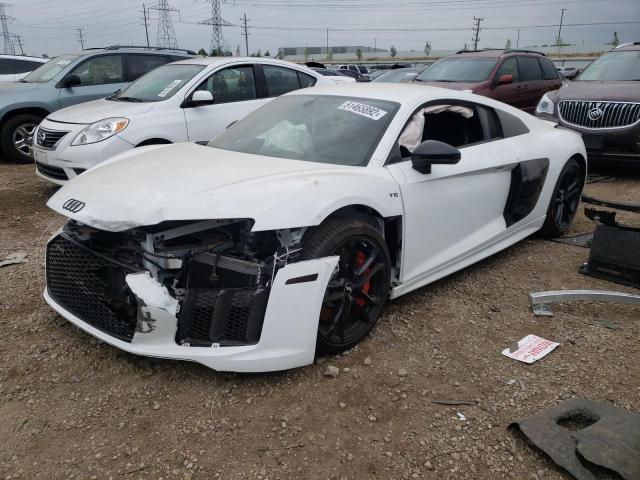 WUABAAFX2J7901267 - 2018 AUDI R8 RWS WHITE photo 2