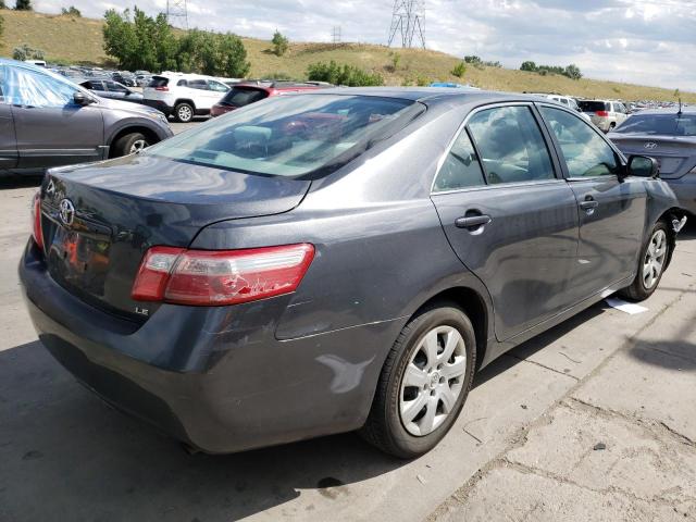 4T1BE46K78U779648 - 2008 TOYOTA CAMRY CE CHARCOAL photo 4