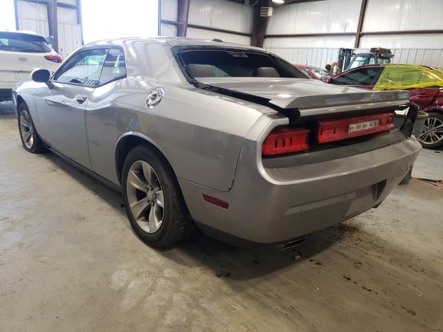 2C3CDYAG0DH570310 - 2013 DODGE CHALLENGER SILVER photo 3