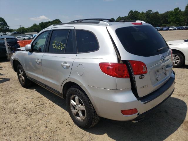 5NMSG13D87H088816 - 2007 HYUNDAI SANTA FE SILVER photo 3