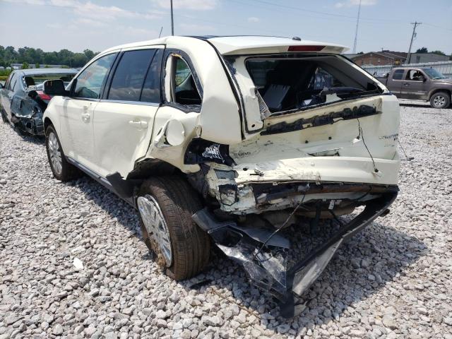 2FMDK49C18BA93987 - 2008 FORD EDGE WHITE photo 3