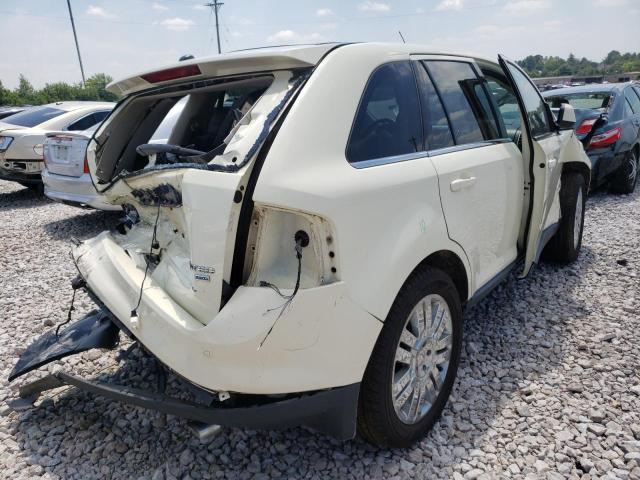 2FMDK49C18BA93987 - 2008 FORD EDGE WHITE photo 4