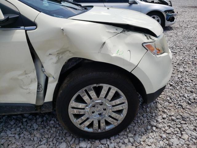 2FMDK49C18BA93987 - 2008 FORD EDGE WHITE photo 9