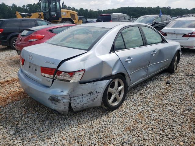 5NPEU46F06H140283 - 2006 HYUNDAI SONATA GLS BLUE photo 4