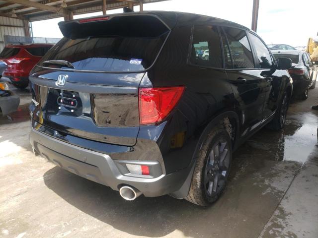 5FNYF7H58NB005093 - 2022 HONDA PASSPORT E 黑色 照片 4