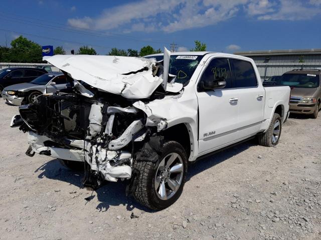 1C6SRFHT4LN227352 - 2020 RAM 1500 LIMIT WHITE photo 2