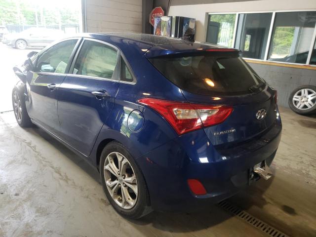 KMHD35LE5DU049489 - 2013 HYUNDAI ELANTRA GT BLUE photo 3