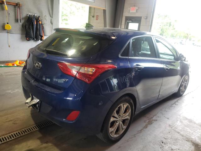 KMHD35LE5DU049489 - 2013 HYUNDAI ELANTRA GT BLUE photo 4