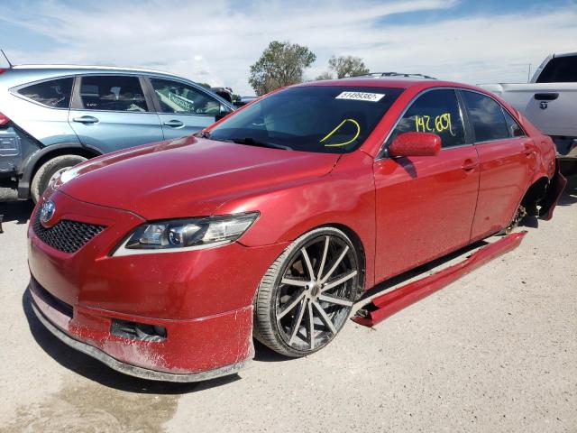 4T1BE46K68U252801 - 2008 TOYOTA CAMRY CE RED photo 2