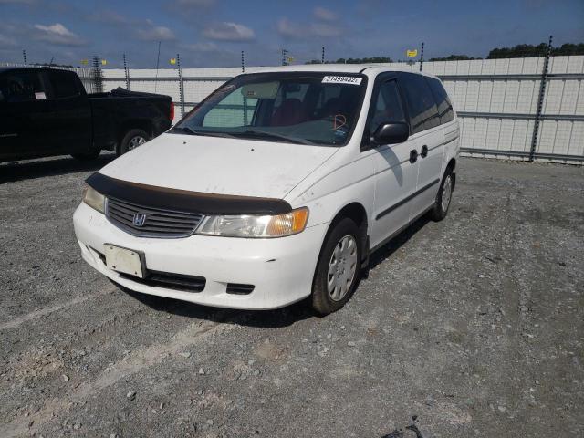 2HKRL1853YH605360 - 2000 HONDA ODYSSEY LX WHITE photo 2