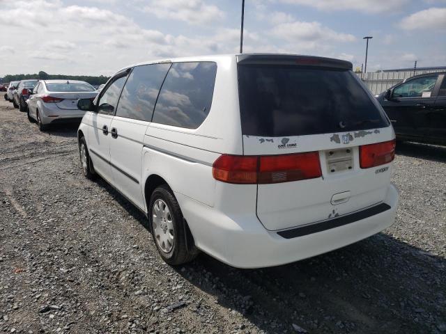 2HKRL1853YH605360 - 2000 HONDA ODYSSEY LX WHITE photo 3