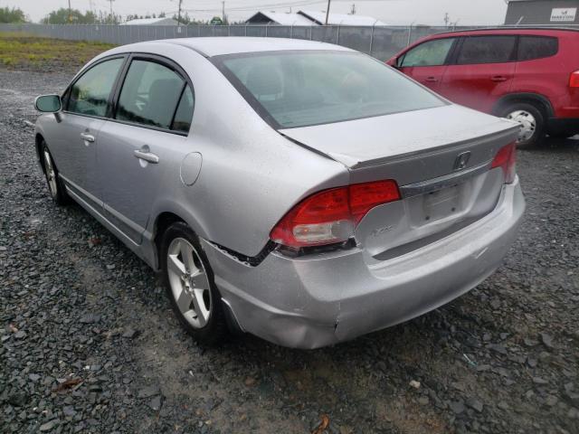 2HGFA1F68AH032945 - 2010 HONDA CIVIC LX-S SILVER photo 3