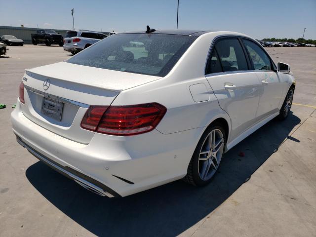 WDDHF5KB7EA973574 - 2014 MERCEDES-BENZ E 350 WHITE photo 4