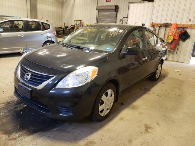 3N1CN7AP9DL851891 - 2013 NISSAN VERSA S BLACK photo 2