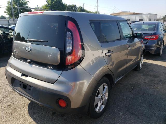 KNDJN2A28K7677096 - 2019 KIA SOUL GRAY photo 4