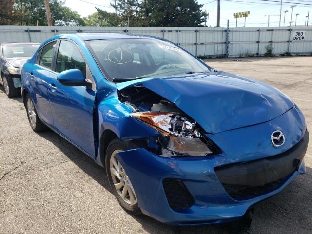 JM1BL1V7XC1687272 - 2012 MAZDA 3 I BLUE photo 1