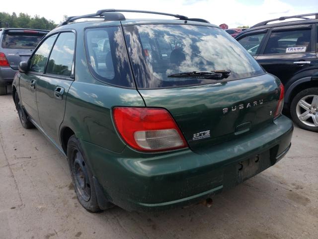 JF1GG65522G801188 - 2002 SUBARU IMPREZA GREEN photo 3