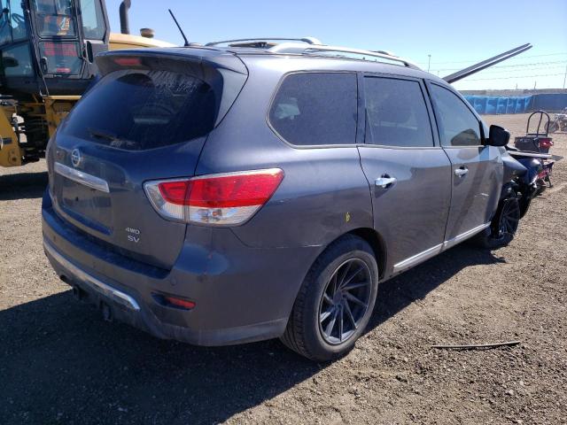 5N1AR2MM8EC619157 - 2014 NISSAN PATHFINDER GRAY photo 4