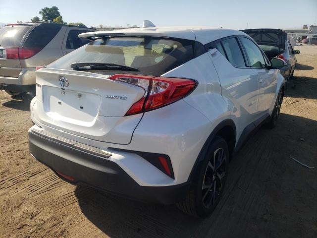 JTNKHMBX0K1052143 - 2019 TOYOTA C-HR XLE WHITE photo 4