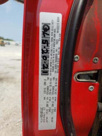 3C6RR7LT3HG688246 - 2017 RAM 1500 SLT RED photo 10