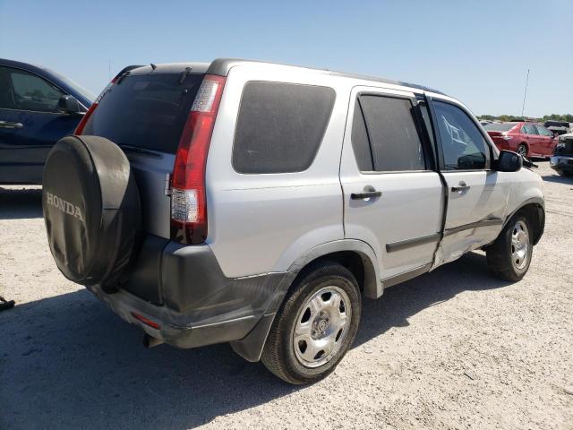 JHLRD68565C011320 - 2005 HONDA CR-V LX SILVER photo 4