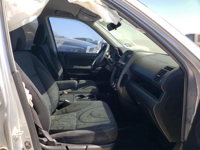 JHLRD68565C011320 - 2005 HONDA CR-V LX SILVER photo 5