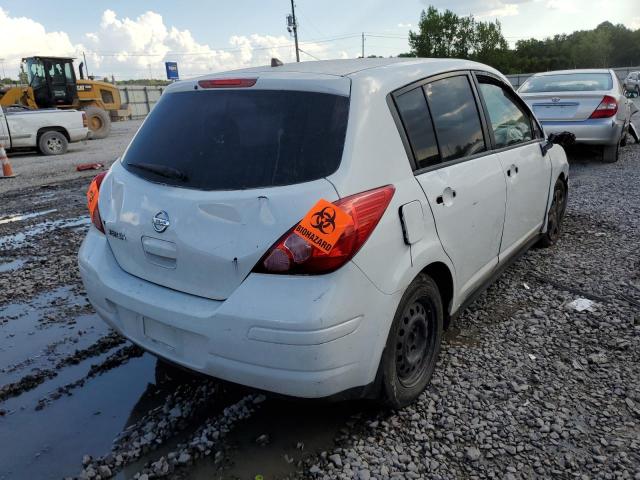 3N1BC1CP6CK247828 - 2012 NISSAN VERSA S WHITE photo 4