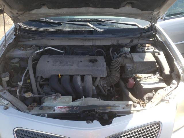 5Y2SL65816Z411462 - 2006 PONTIAC VIBE SILVER photo 7