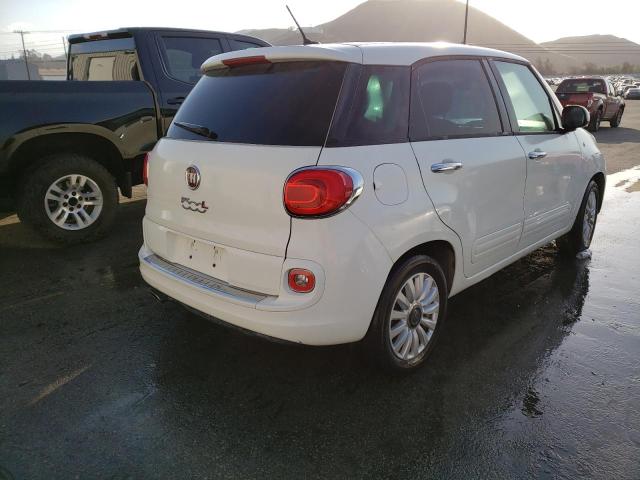 ZFBCFABH8EZ011919 - 2014 FIAT 500L EASY WHITE photo 4