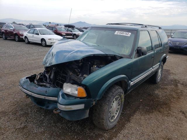 1GKDT13WXT2525921 - 1996 GMC JIMMY GREEN photo 2